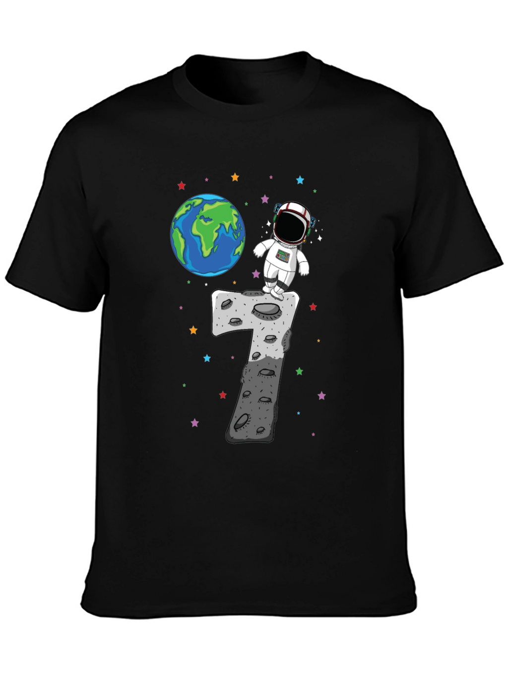 Astronaut 7th Birthday T-Shirt