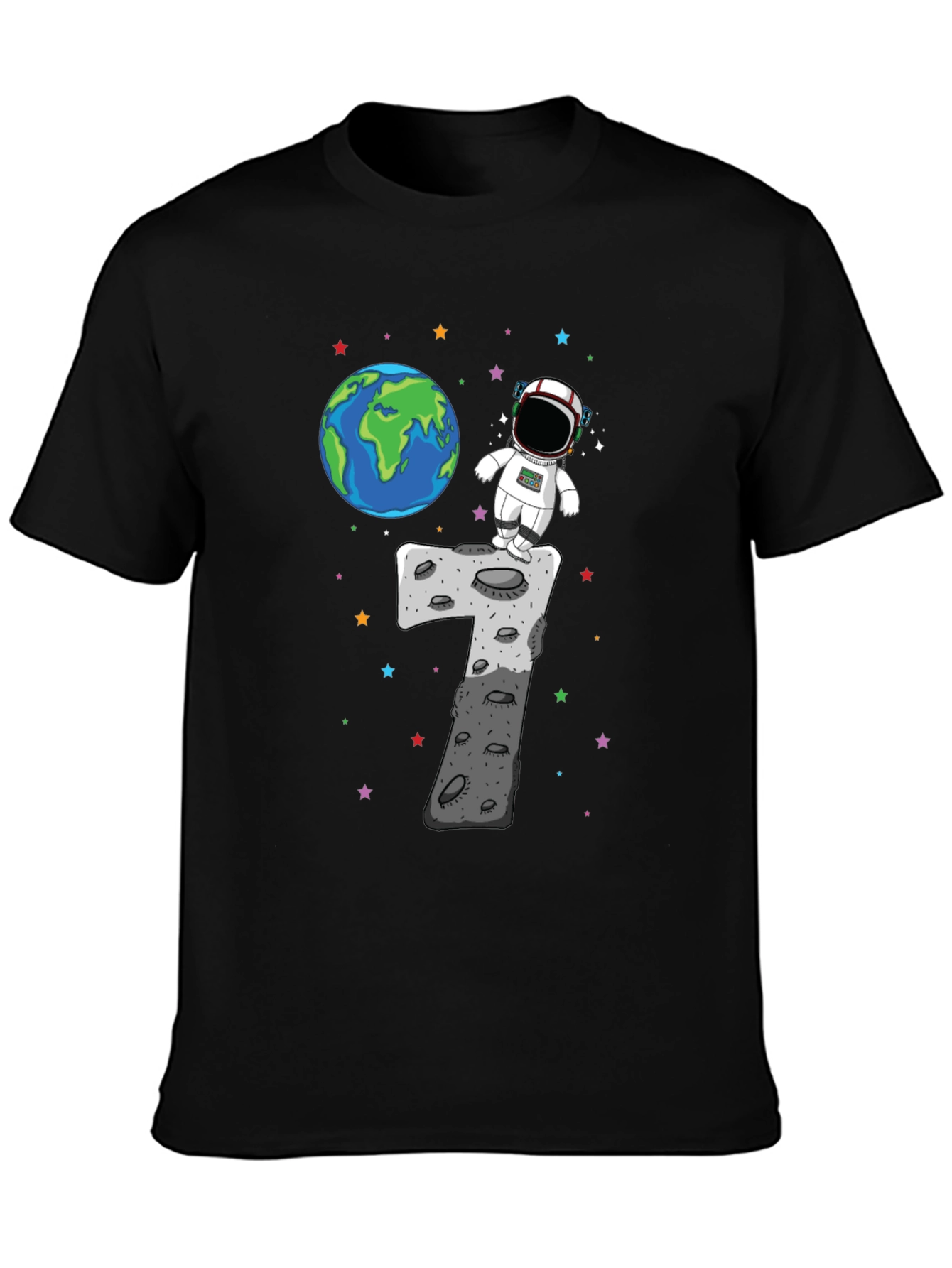 Astronaut 7th Birthday T-Shirt