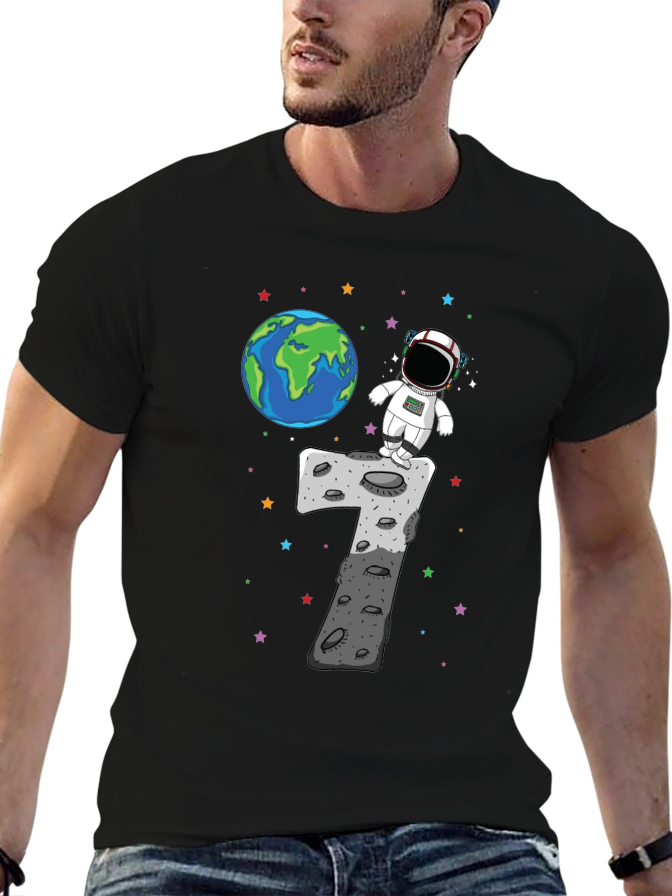 Astronaut 7th Birthday T-Shirt