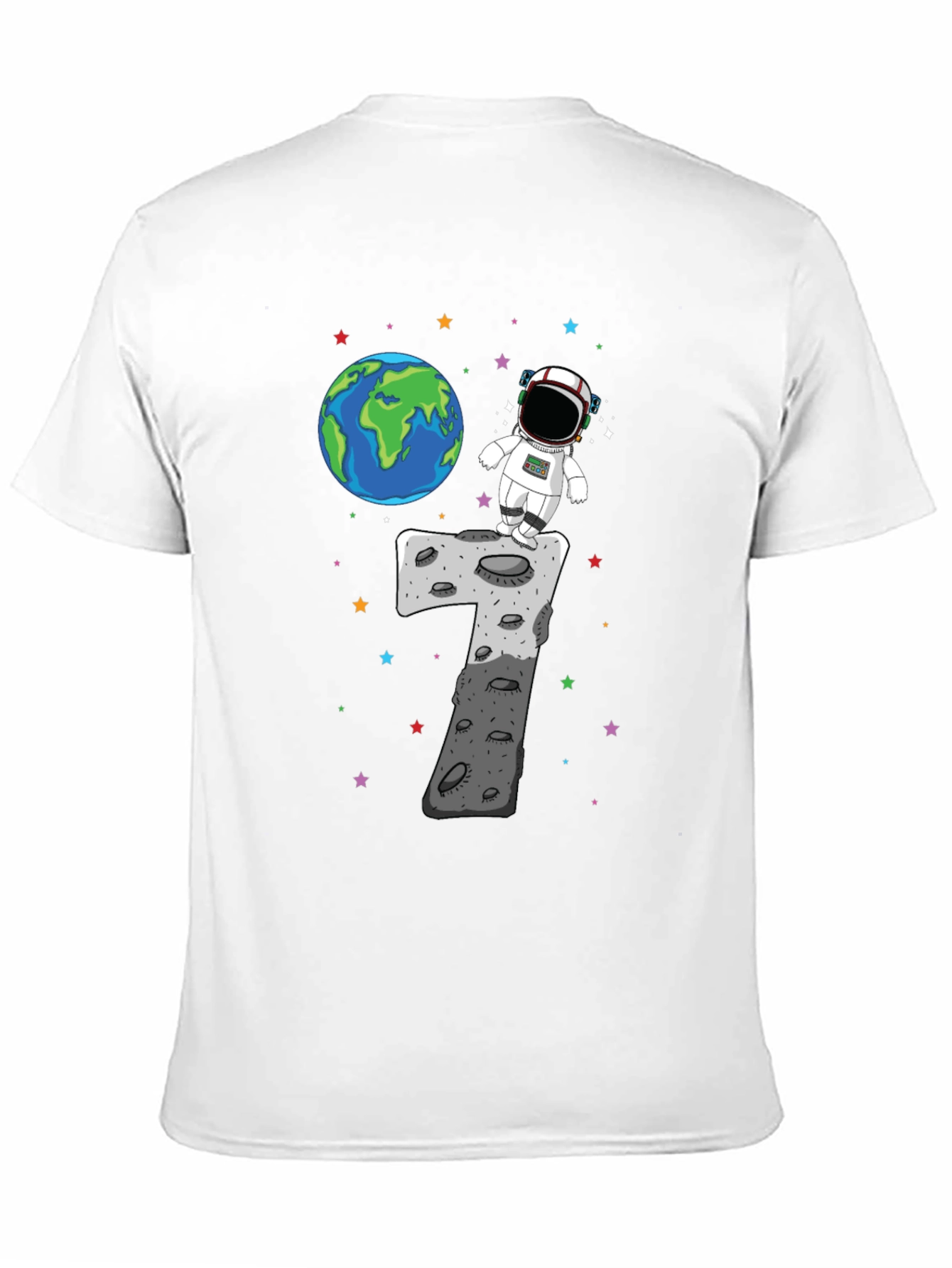 Astronaut 7th Birthday T-Shirt