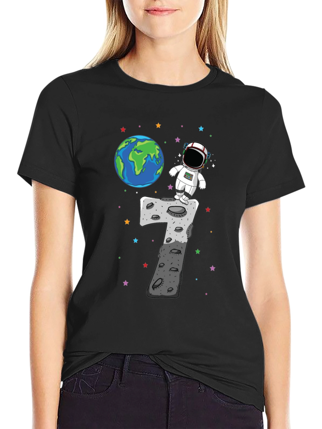 Astronaut 7th Birthday T-Shirt