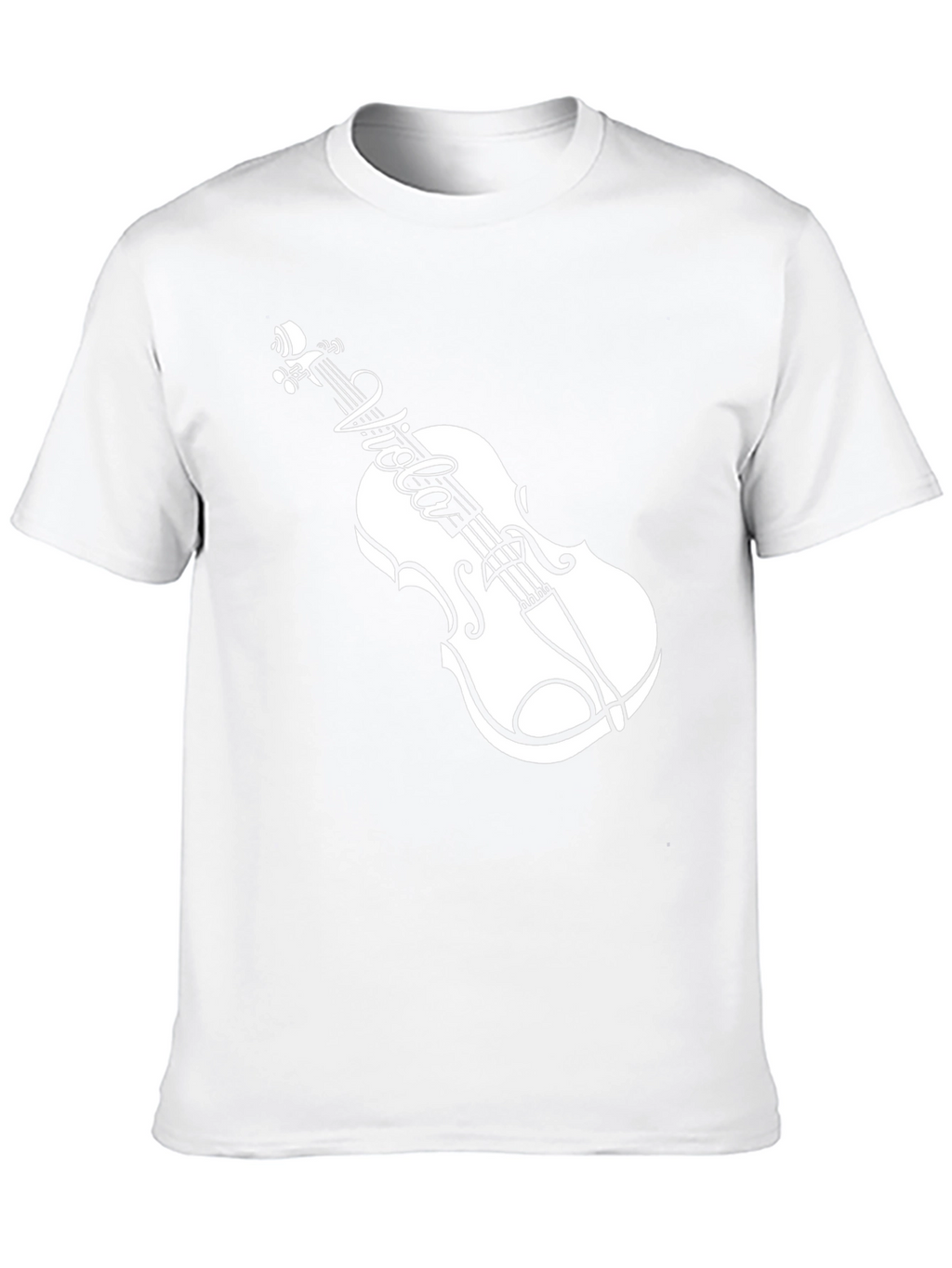 Viola Violin Black T-Shirt Music Lover Tee