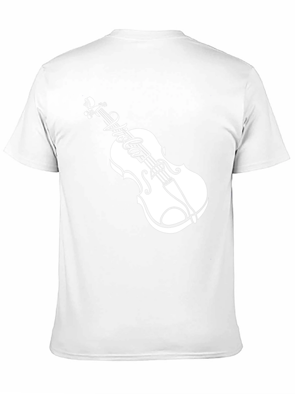 Viola Violin Black T-Shirt Music Lover Tee