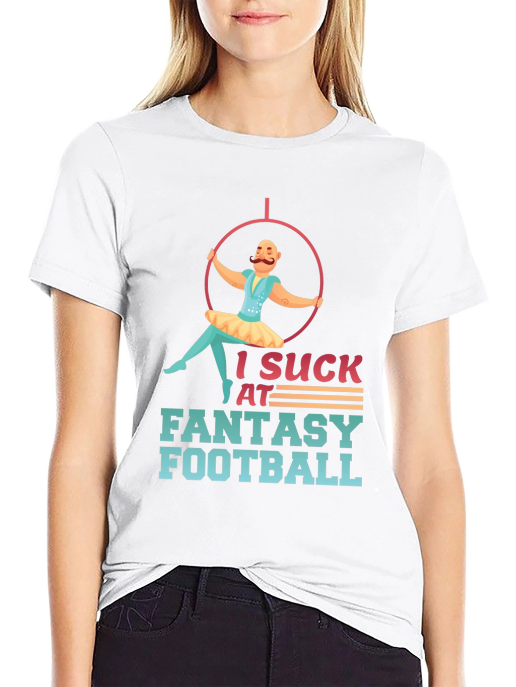 I Suck at Fantasy Football Graphic Tee