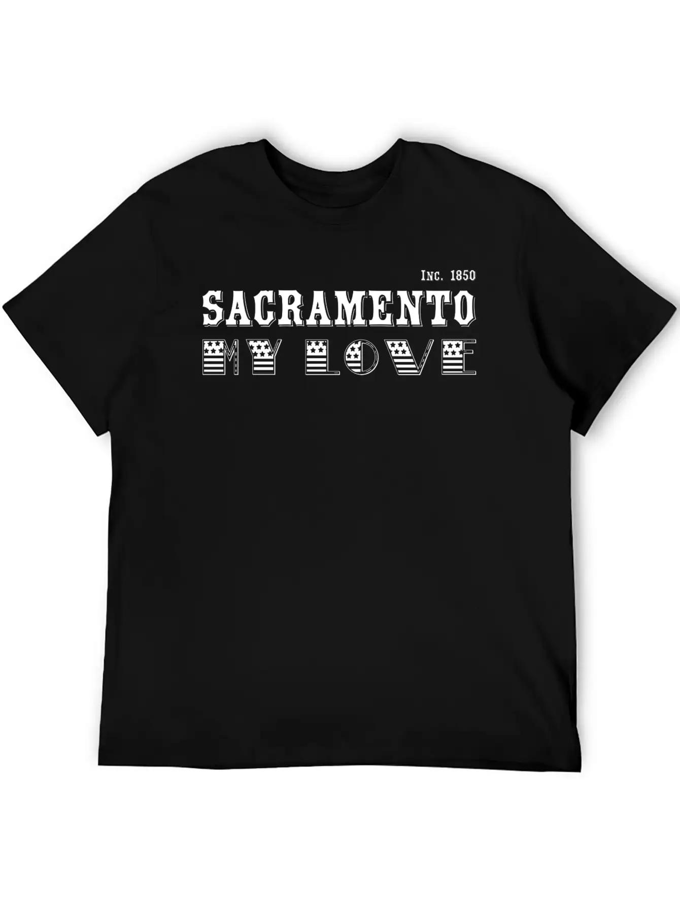 Sacramento, My Love Stylish Everyday T-Shirt – Unisex Basic Cotton Tee