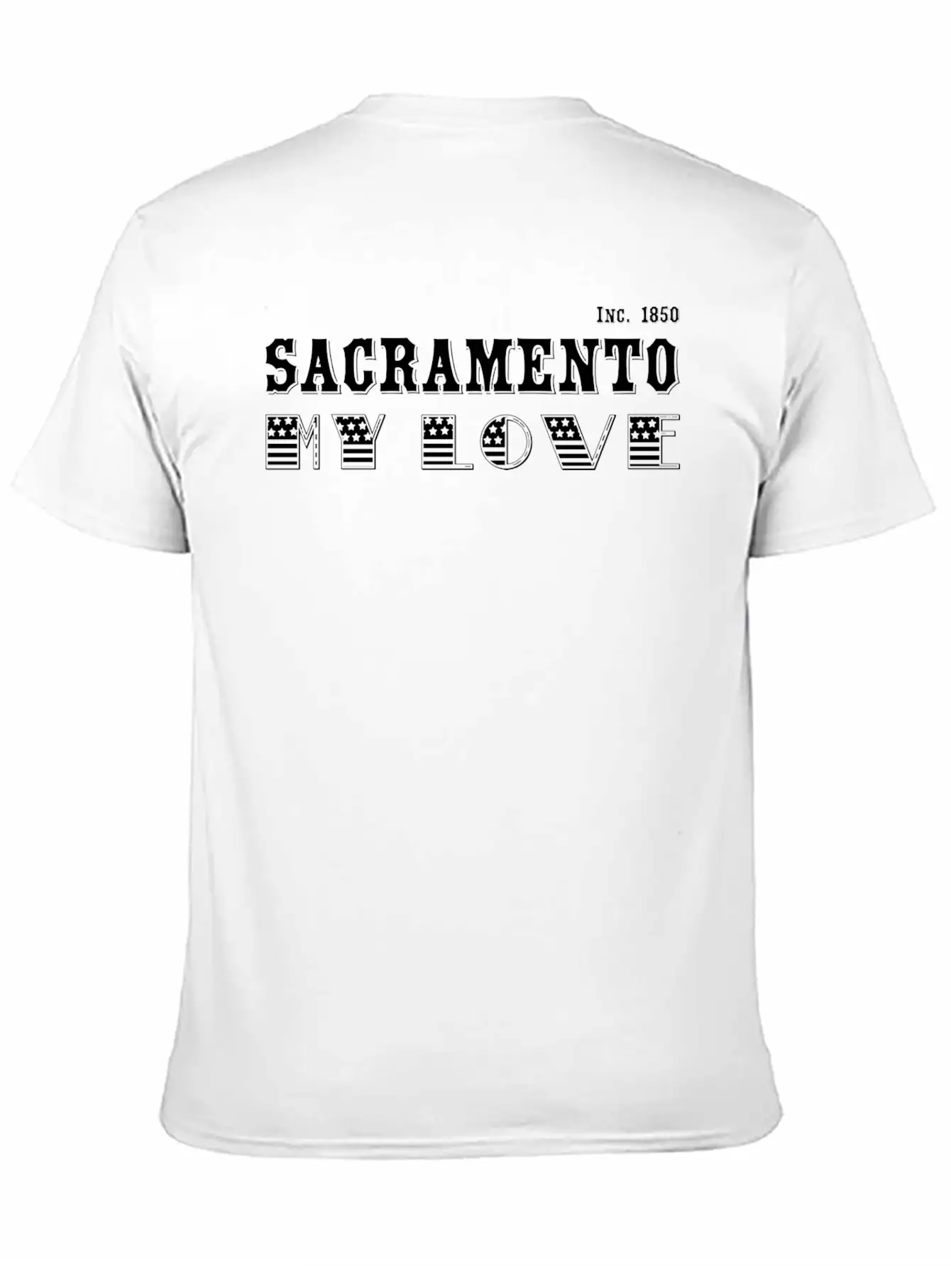 Sacramento, My Love Stylish Everyday T-Shirt – Unisex Basic Cotton Tee