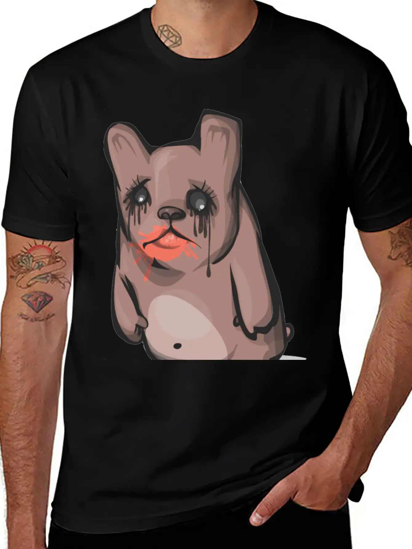 Sad Bear Unisex Casual T-Shirt – Clean Design For Daily Comfort