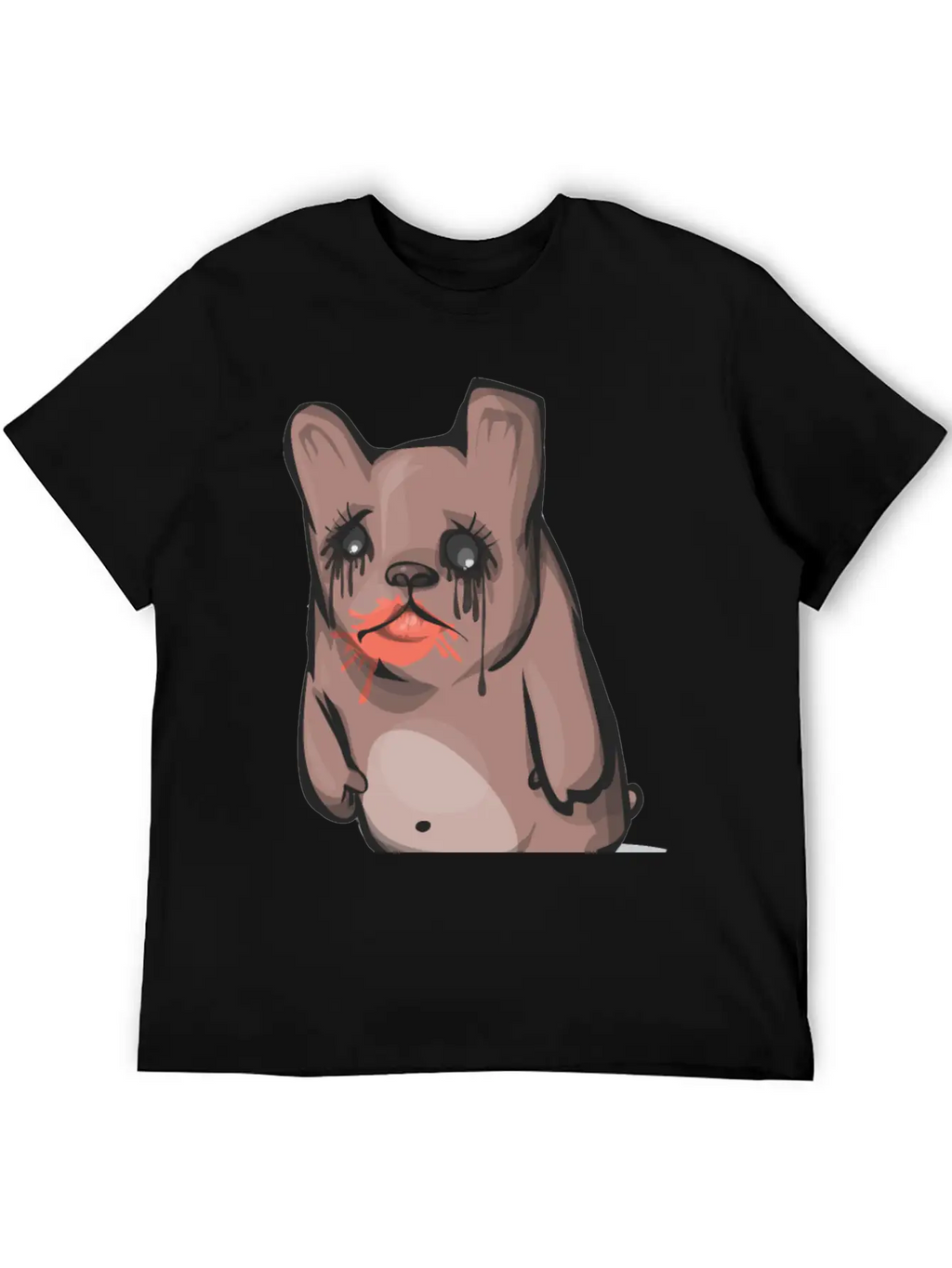 Sad Bear Unisex Casual T-Shirt – Clean Design For Daily Comfort