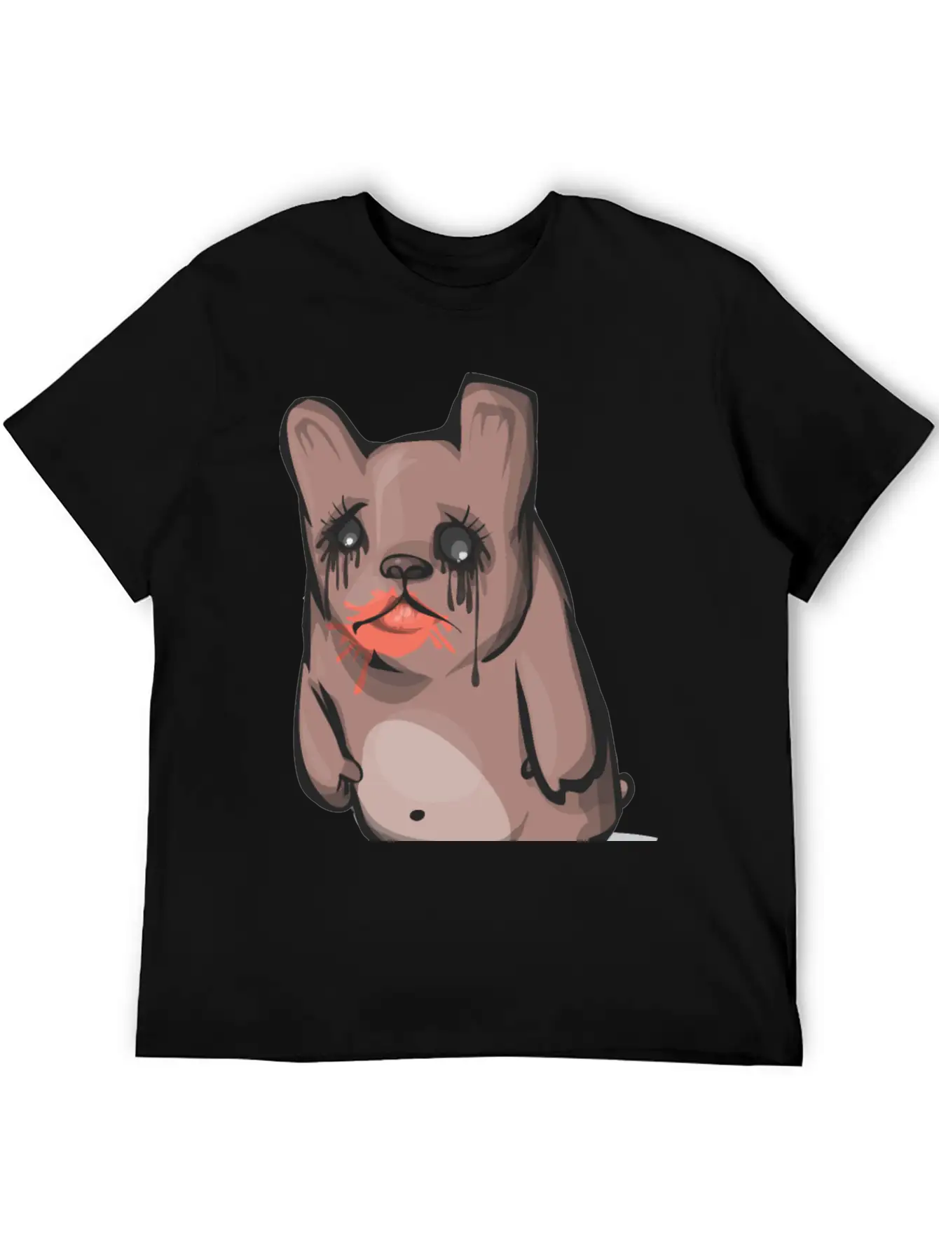 Sad Bear Unisex Casual T-Shirt – Clean Design For Daily Comfort