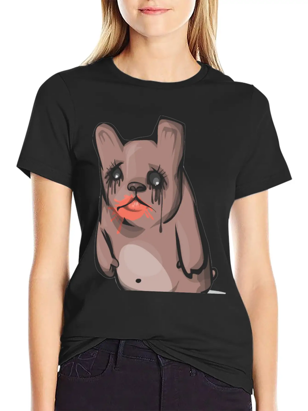 Sad Bear Unisex Casual T-Shirt – Clean Design For Daily Comfort