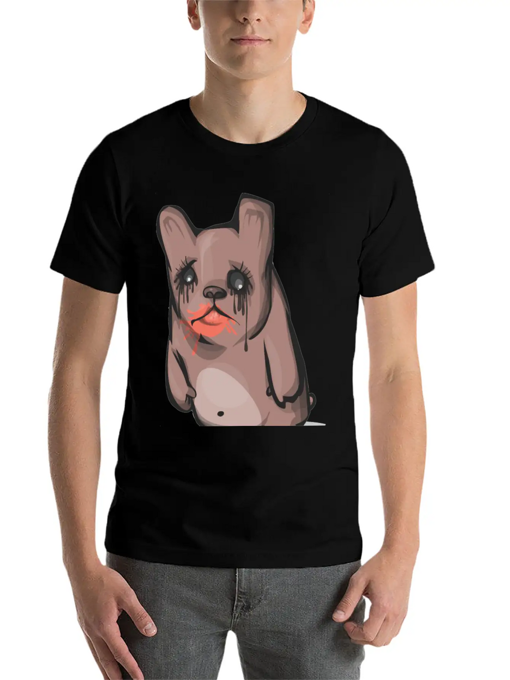 Sad Bear Unisex Casual T-Shirt – Clean Design For Daily Comfort