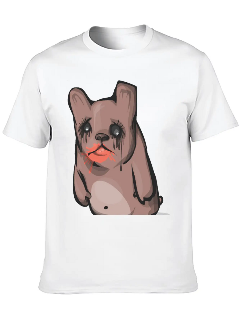 Sad Bear Unisex Casual T-Shirt – Clean Design For Daily Comfort