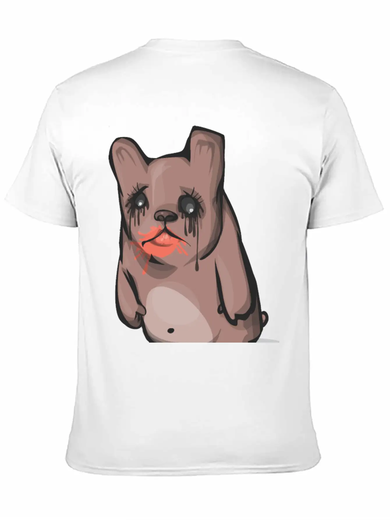 Sad Bear Unisex Casual T-Shirt – Clean Design For Daily Comfort