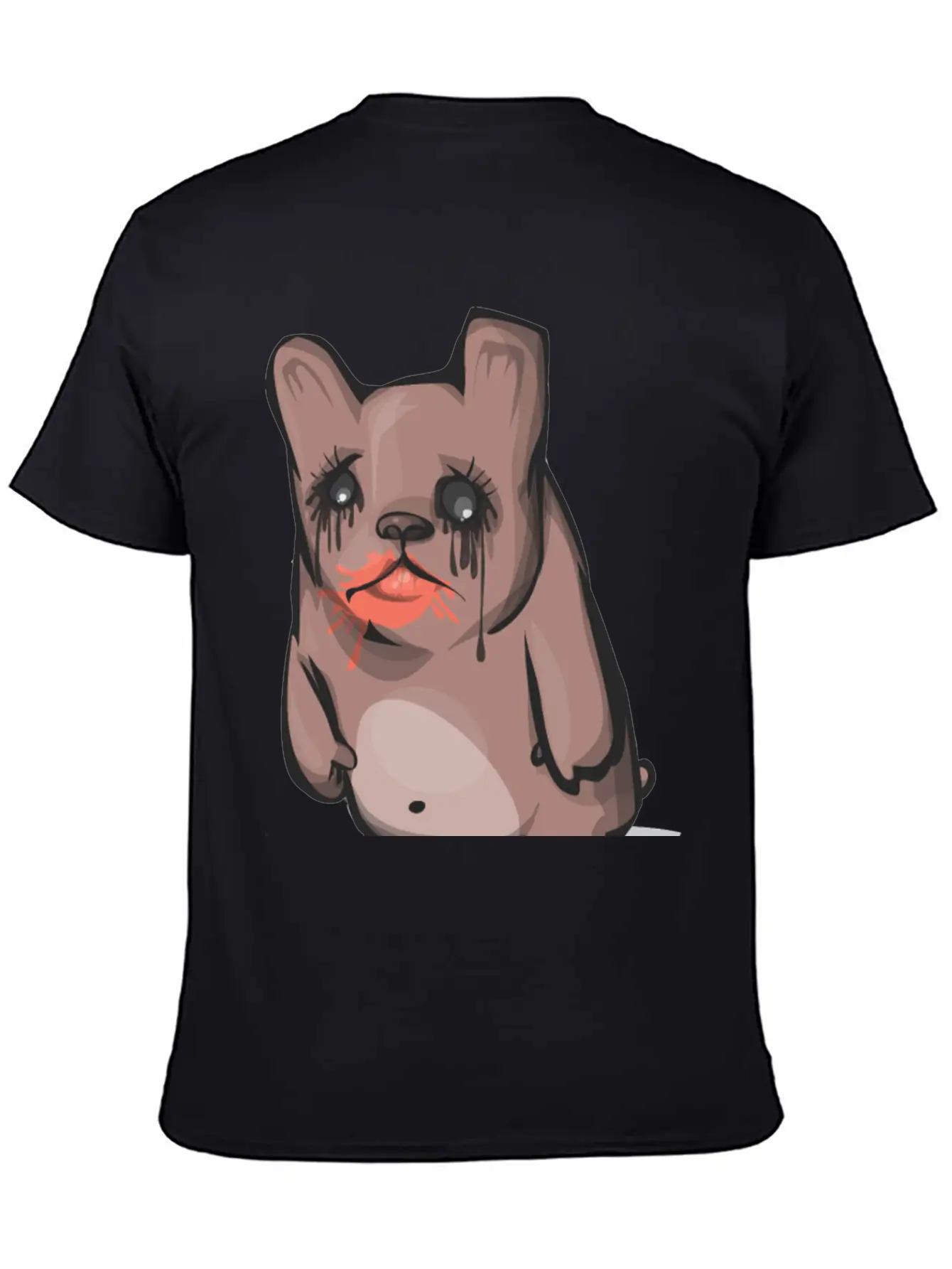 Sad Bear Unisex Casual T-Shirt – Clean Design For Daily Comfort