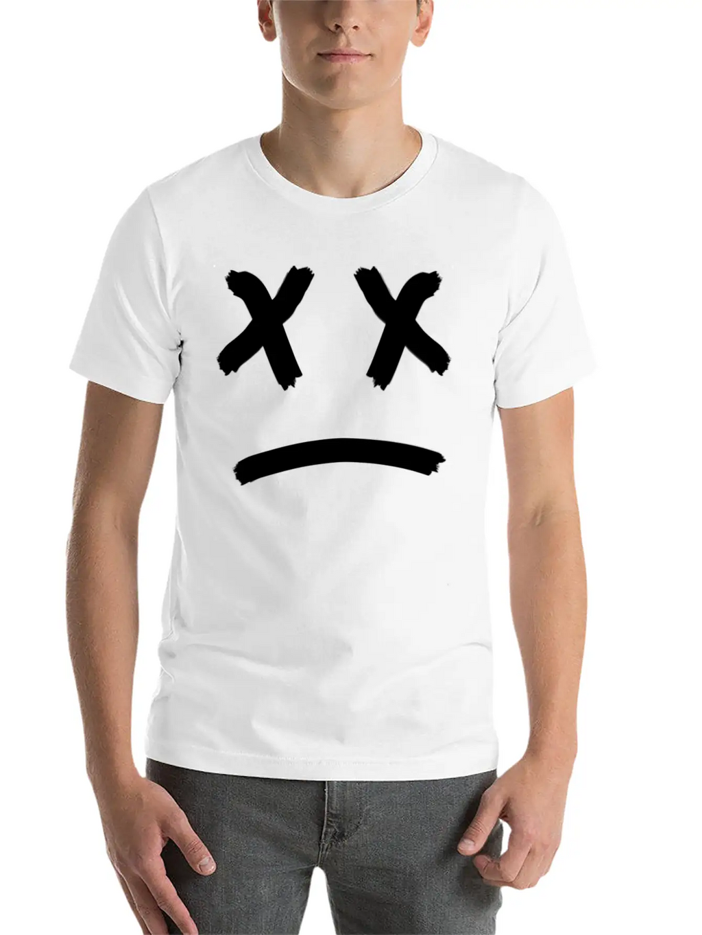 Sad Breathable Soft Cotton T-Shirt – Timeless Casual Look