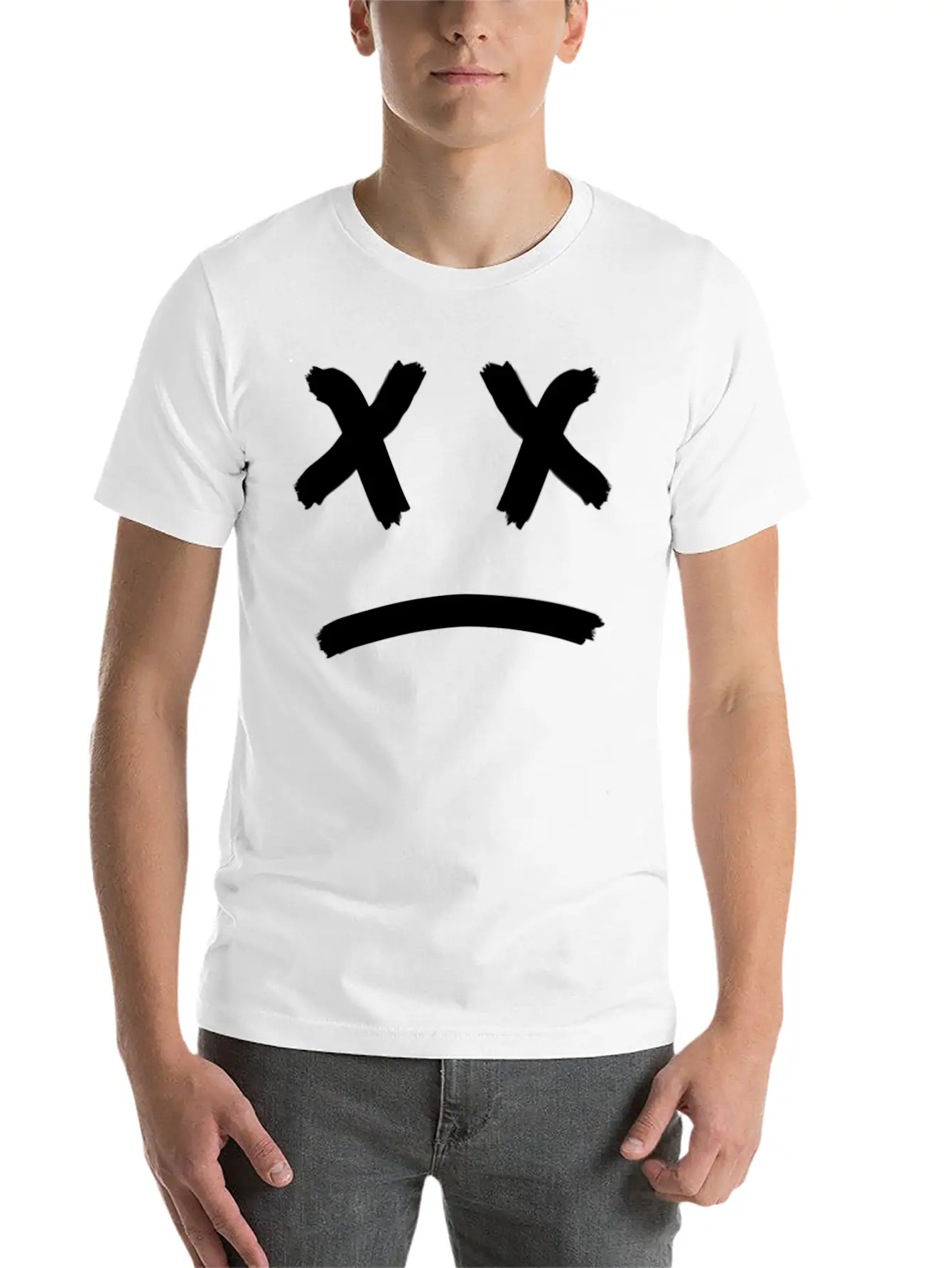 Sad Breathable Soft Cotton T-Shirt – Timeless Casual Look