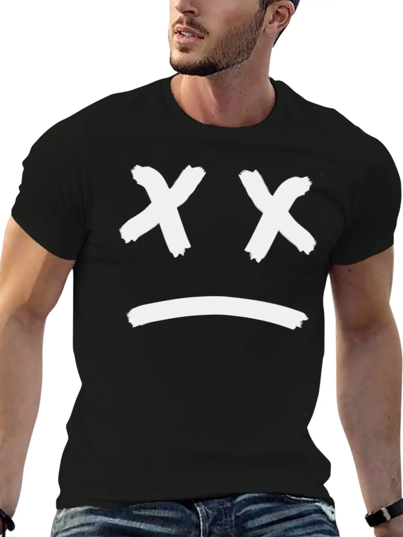 Sad Breathable Soft Cotton T-Shirt – Timeless Casual Look