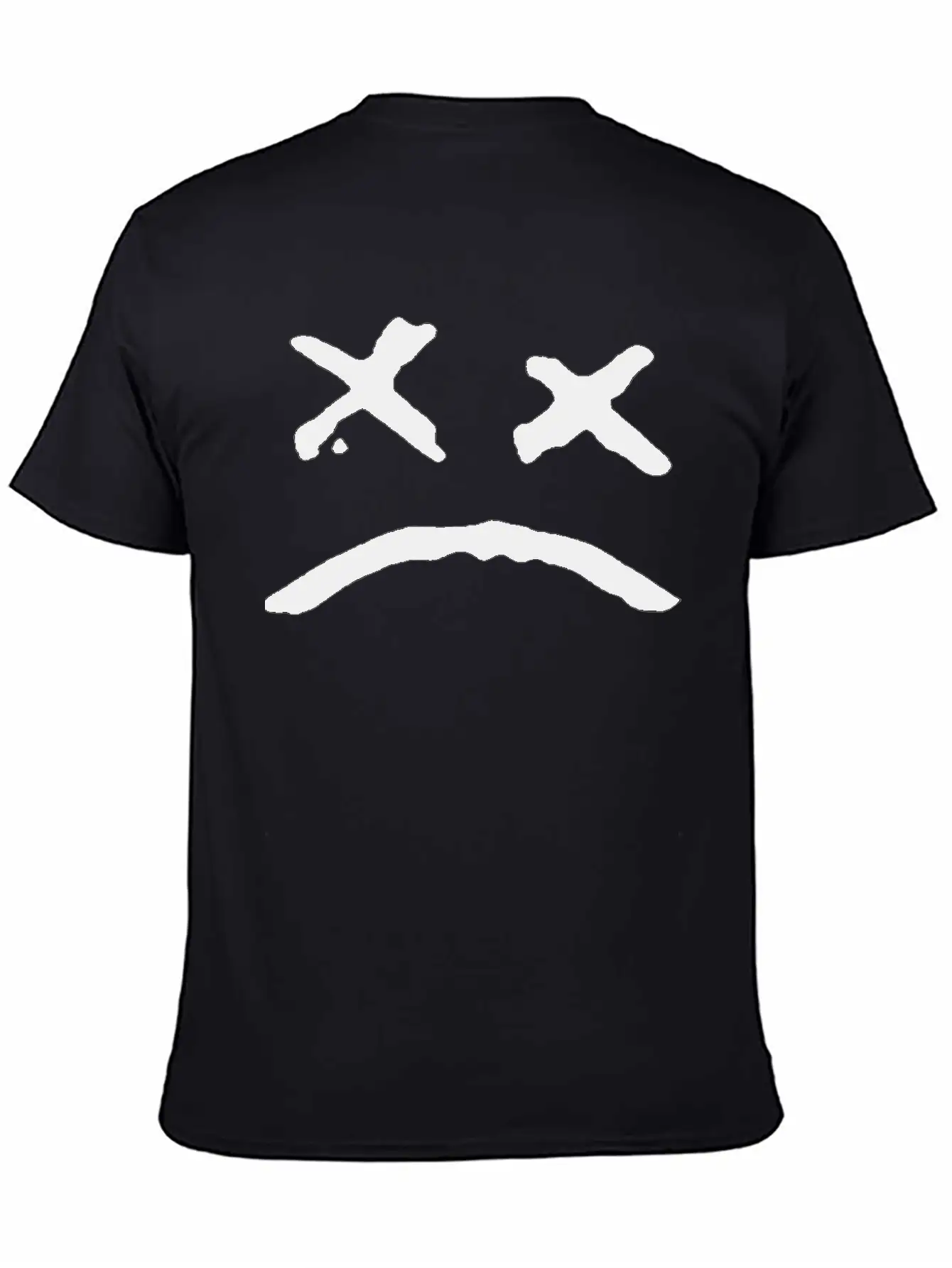 Sad Face Unisex Casual T-Shirt – Clean Design For Daily Comfort