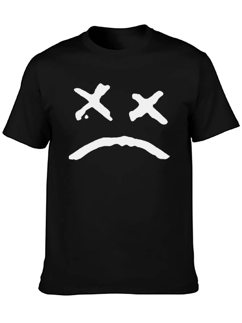 Sad Face Unisex Casual T-Shirt – Clean Design For Daily Comfort