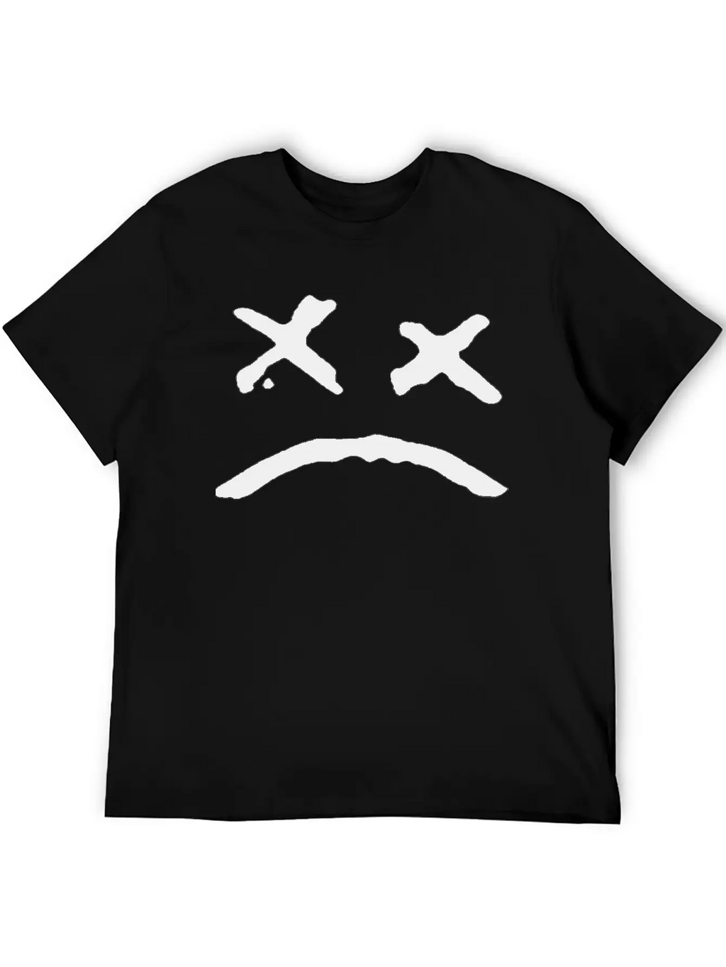 Sad Face Unisex Casual T-Shirt – Clean Design For Daily Comfort