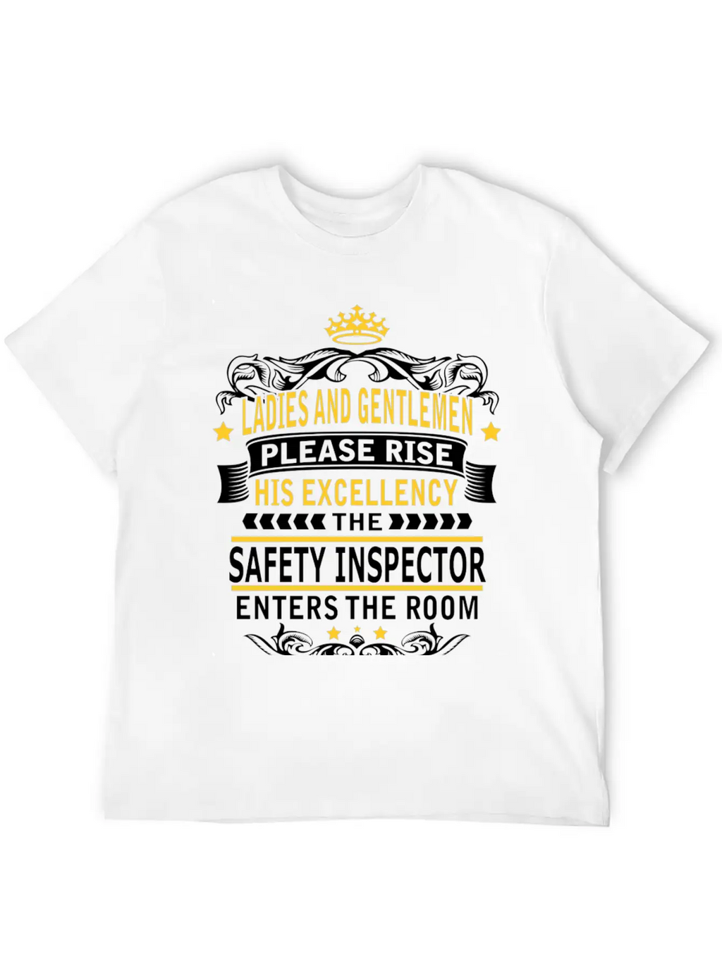 SAFETY INSPECTOR Breathable Soft Cotton T-Shirt – Timeless Casual Look