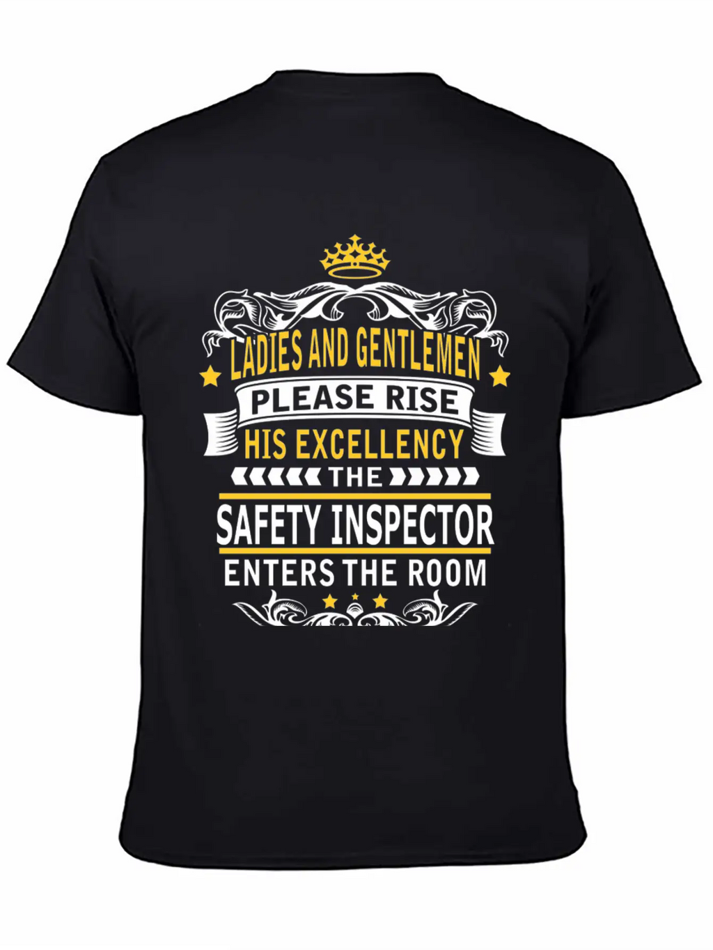 SAFETY INSPECTOR Breathable Soft Cotton T-Shirt – Timeless Casual Look