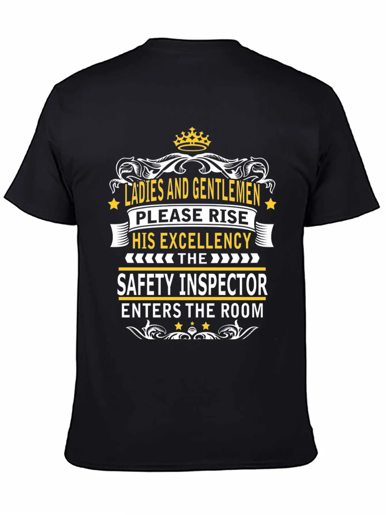 SAFETY INSPECTOR Breathable Soft Cotton T-Shirt – Timeless Casual Look