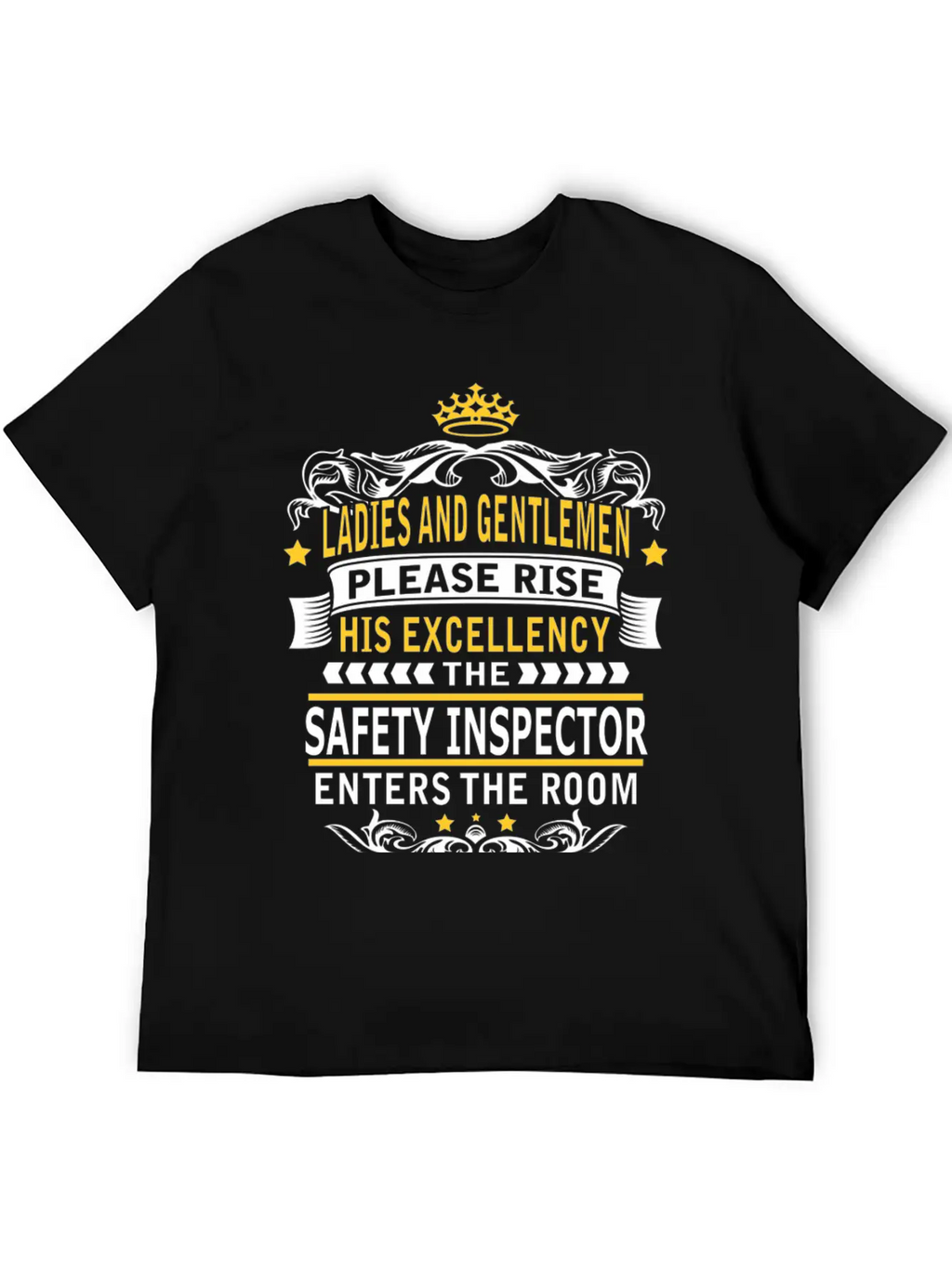 SAFETY INSPECTOR Breathable Soft Cotton T-Shirt – Timeless Casual Look