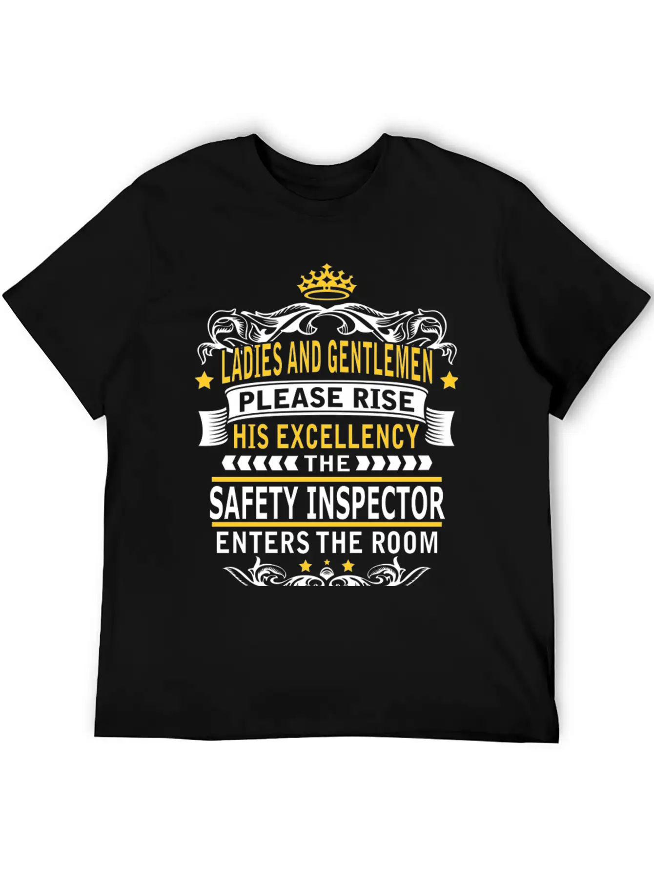 SAFETY INSPECTOR Breathable Soft Cotton T-Shirt – Timeless Casual Look