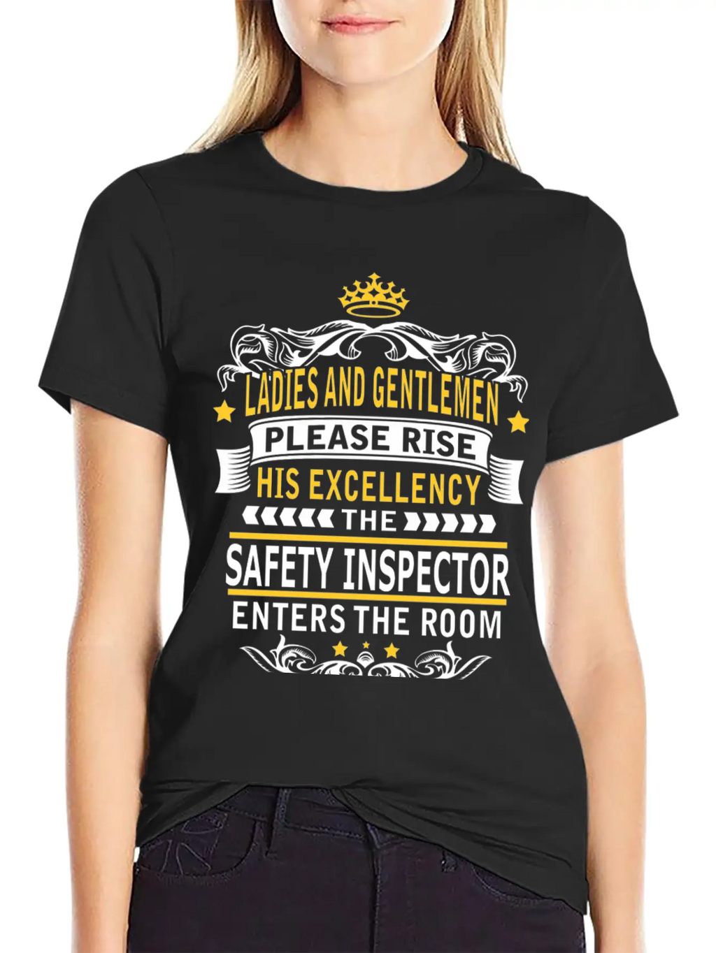 SAFETY INSPECTOR Breathable Soft Cotton T-Shirt – Timeless Casual Look
