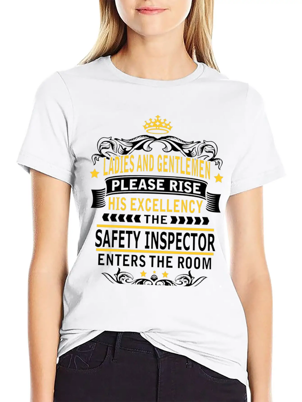 SAFETY INSPECTOR Breathable Soft Cotton T-Shirt – Timeless Casual Look