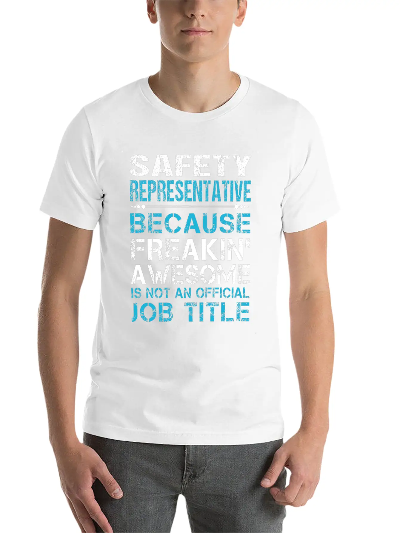 Safety Representative T Shirt - Freaking Awesome G Casual Graphic T-Shirt – Simple And Comfortable Daily Wear