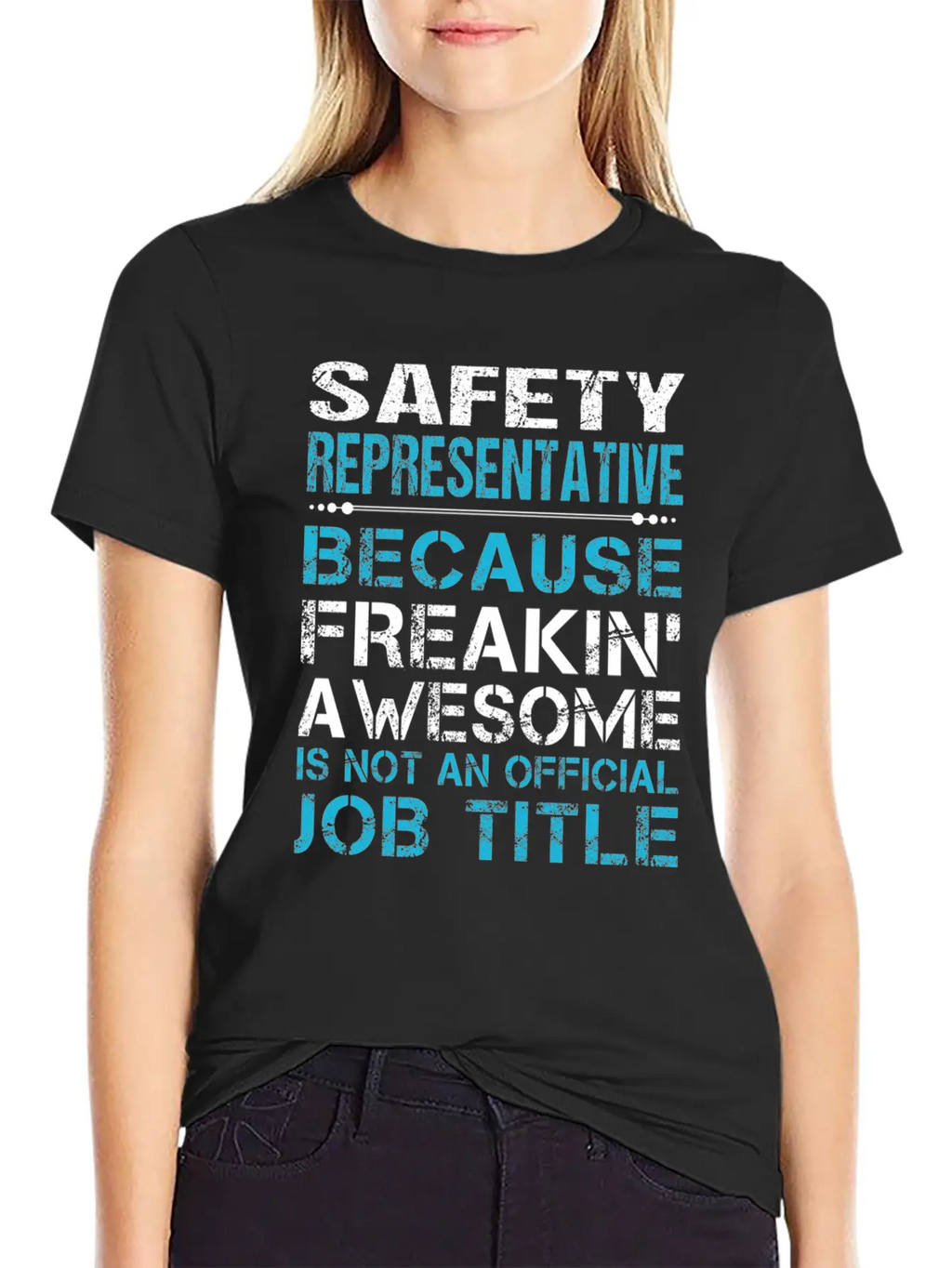 Safety Representative T Shirt - Freaking Awesome G Casual Graphic T-Shirt – Simple And Comfortable Daily Wear
