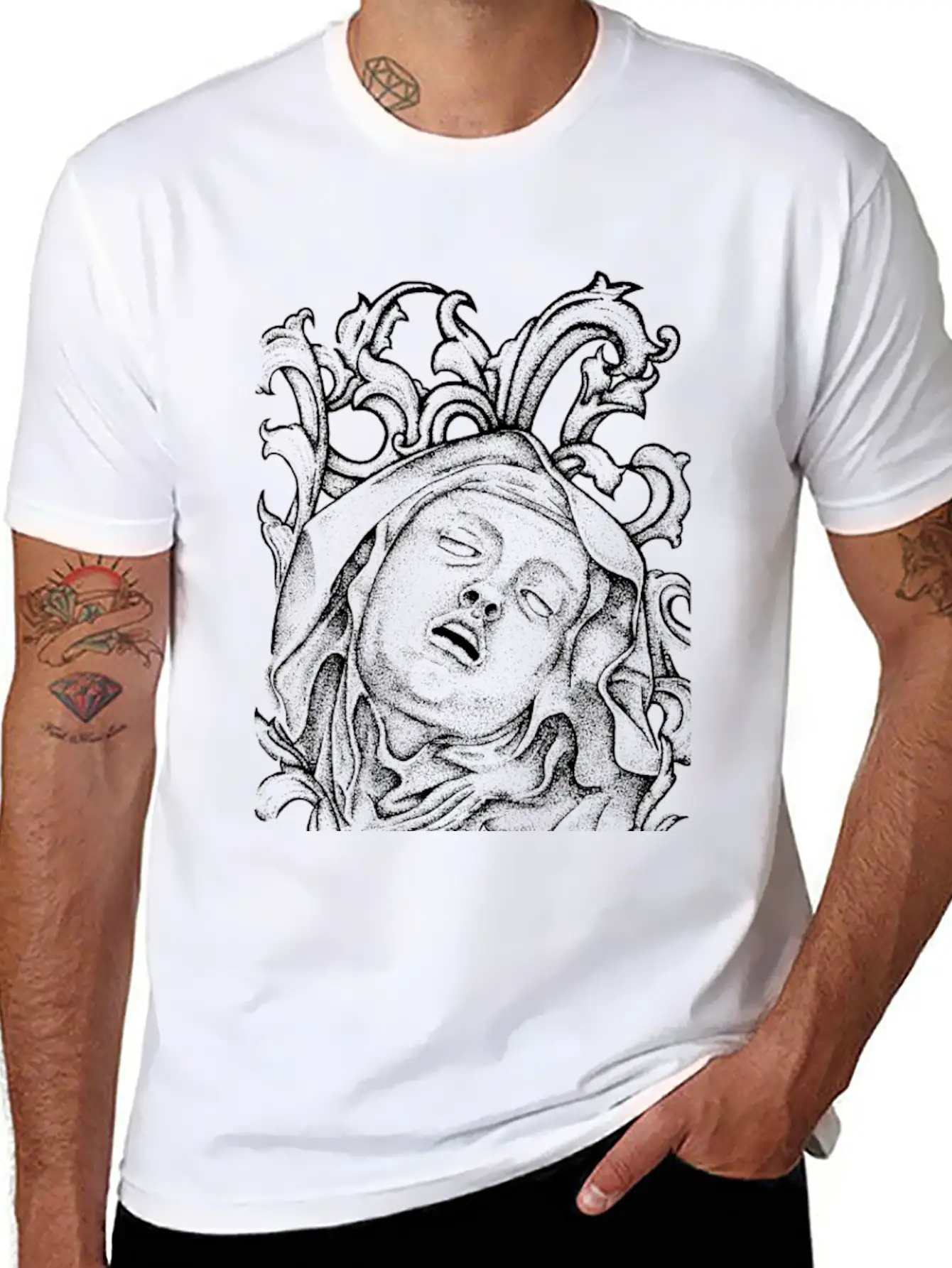 Saint Teresa Unisex Casual T-Shirt – Clean Design For Daily Comfort