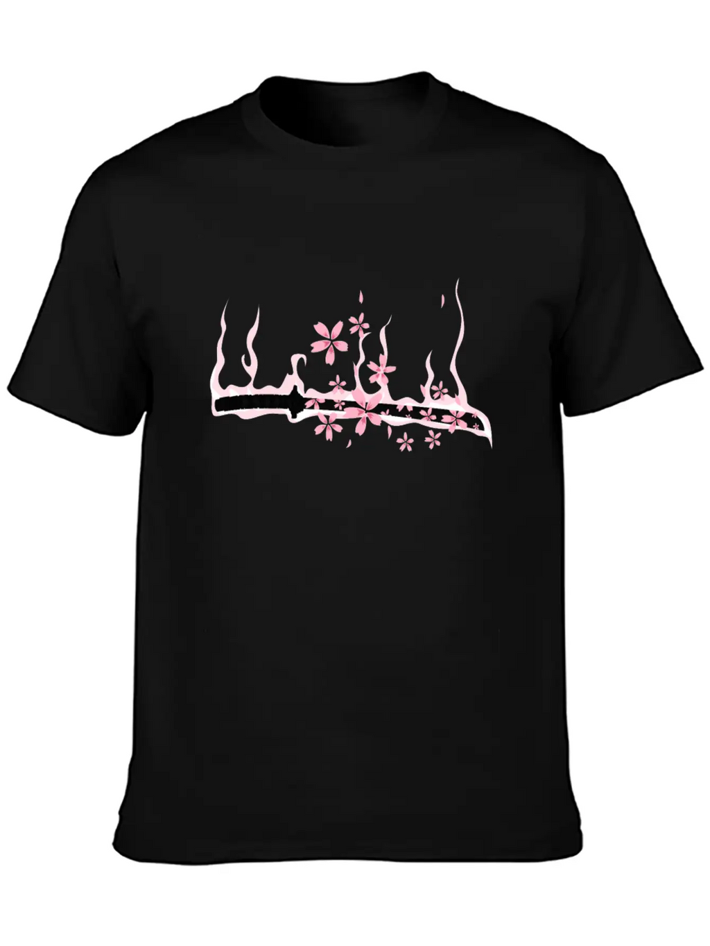 Sakura Katana Cherry Blossom Festival Tree Japan Casual Graphic T-Shirt – Simple And Comfortable Daily Wear