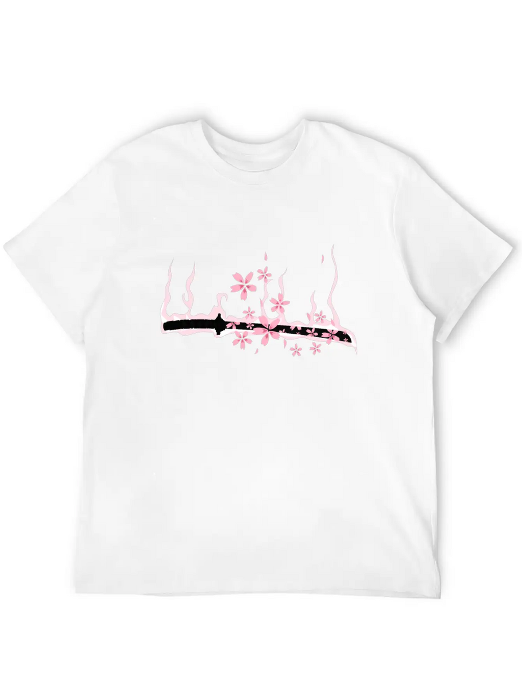 Sakura Katana Cherry Blossom Festival Tree Japan Casual Graphic T-Shirt – Simple And Comfortable Daily Wear