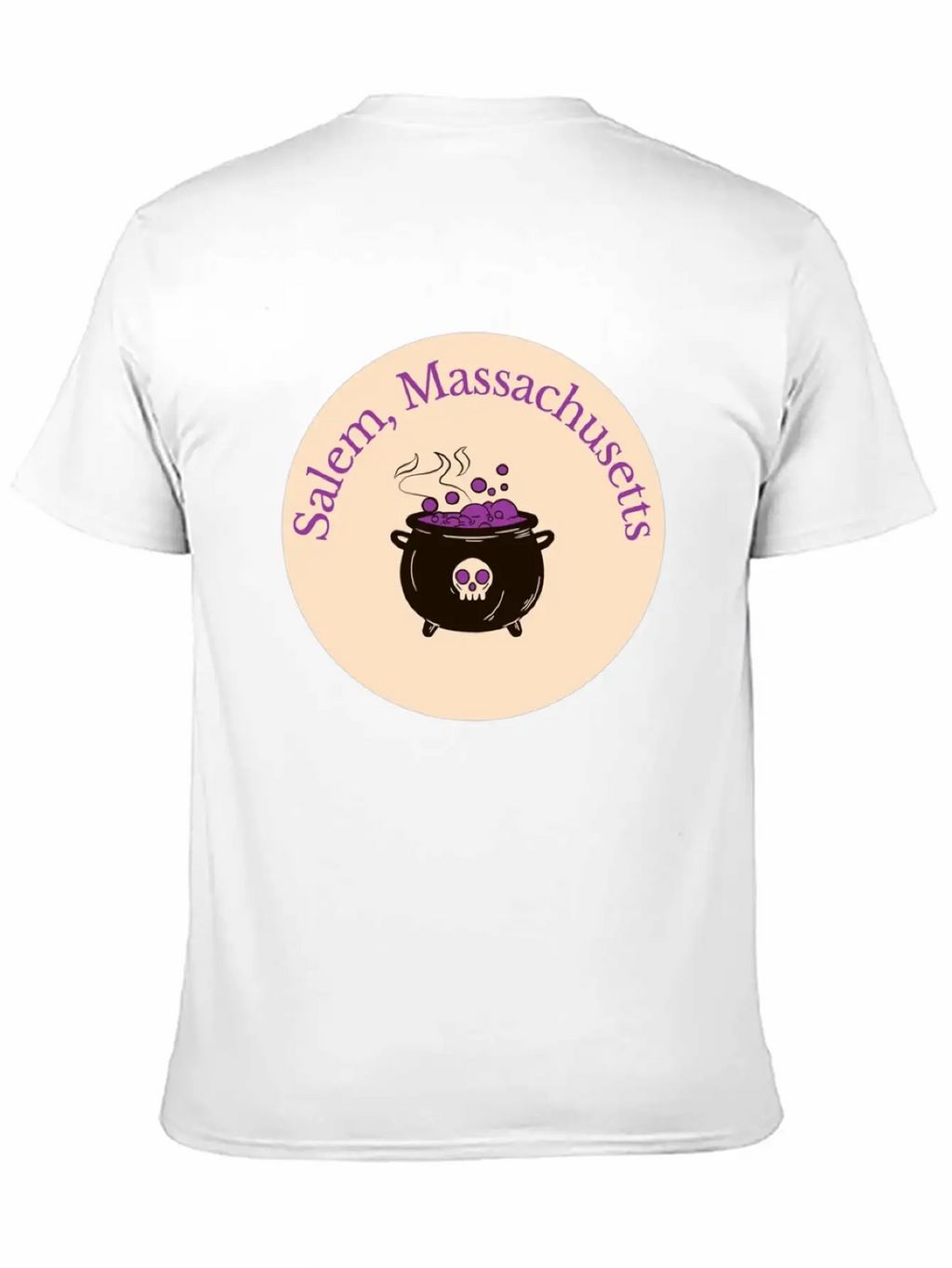 Salem Mass Cauldron Unisex Casual T-Shirt – Clean Design For Daily Comfort