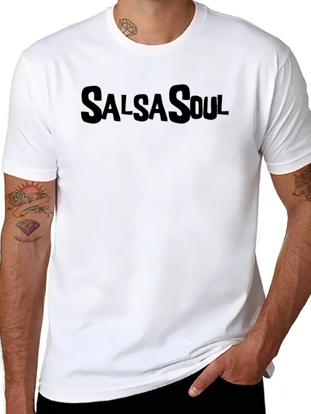 Salsa Soul Unisex Short Sleeve Soft Cotton T-Shirt – Casual Everyday Wear