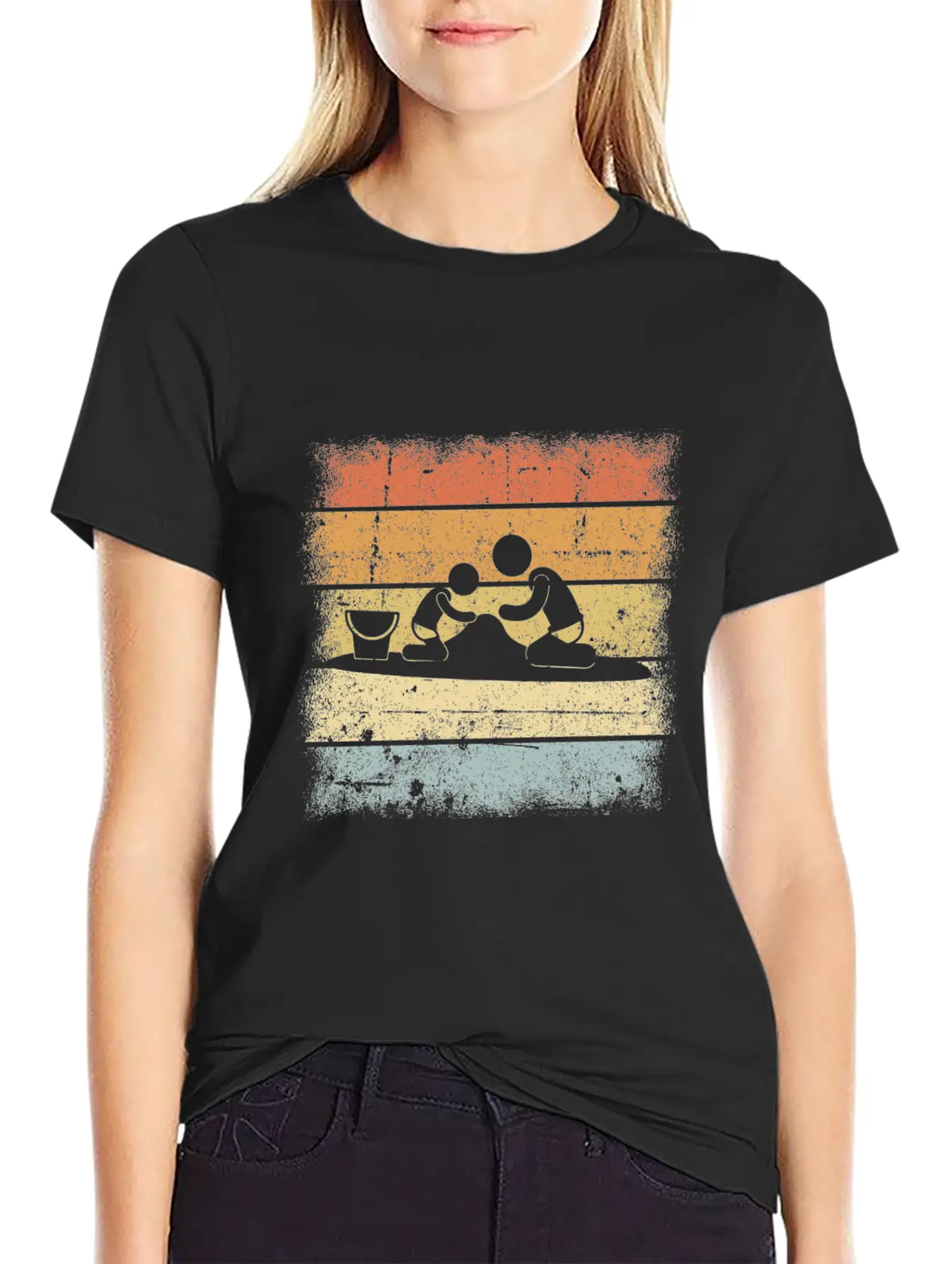 Sand Castle Unisex Casual T-Shirt – Clean Design For Daily Comfort