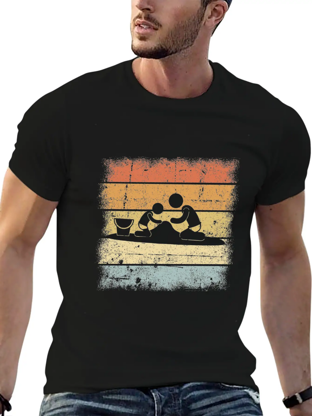 Sand Castle Unisex Casual T-Shirt – Clean Design For Daily Comfort