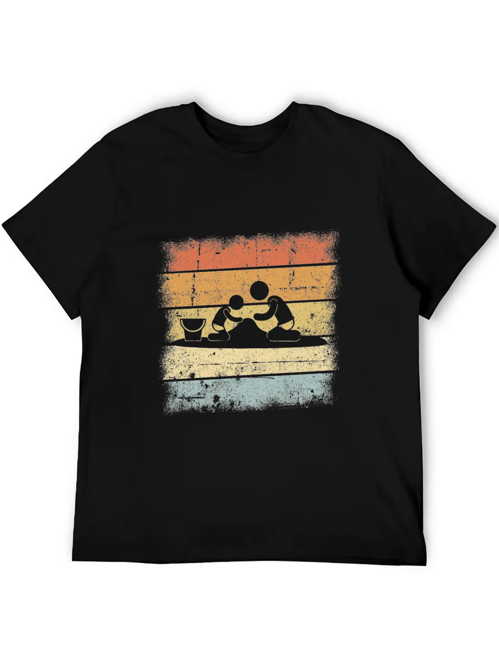 Sand Castle Unisex Casual T-Shirt – Clean Design For Daily Comfort