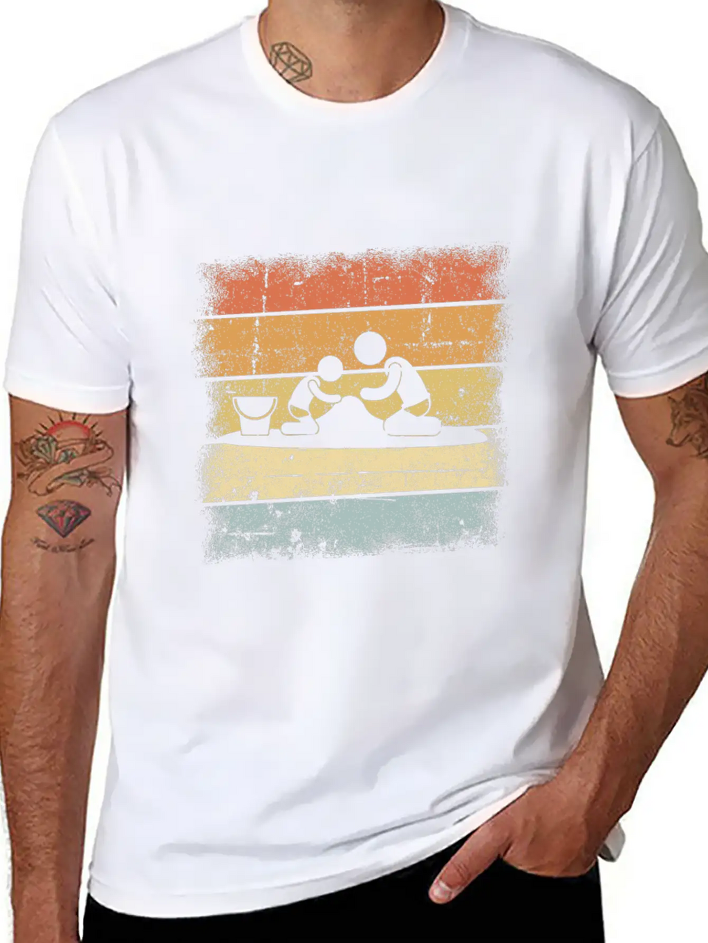 Sand Castle Unisex Casual T-Shirt – Clean Design For Daily Comfort