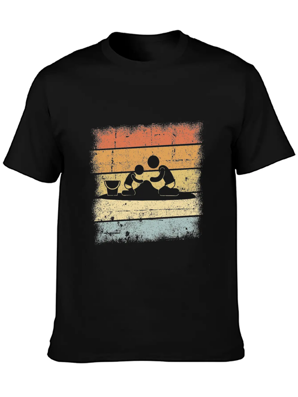 Sand Castle Unisex Casual T-Shirt – Clean Design For Daily Comfort