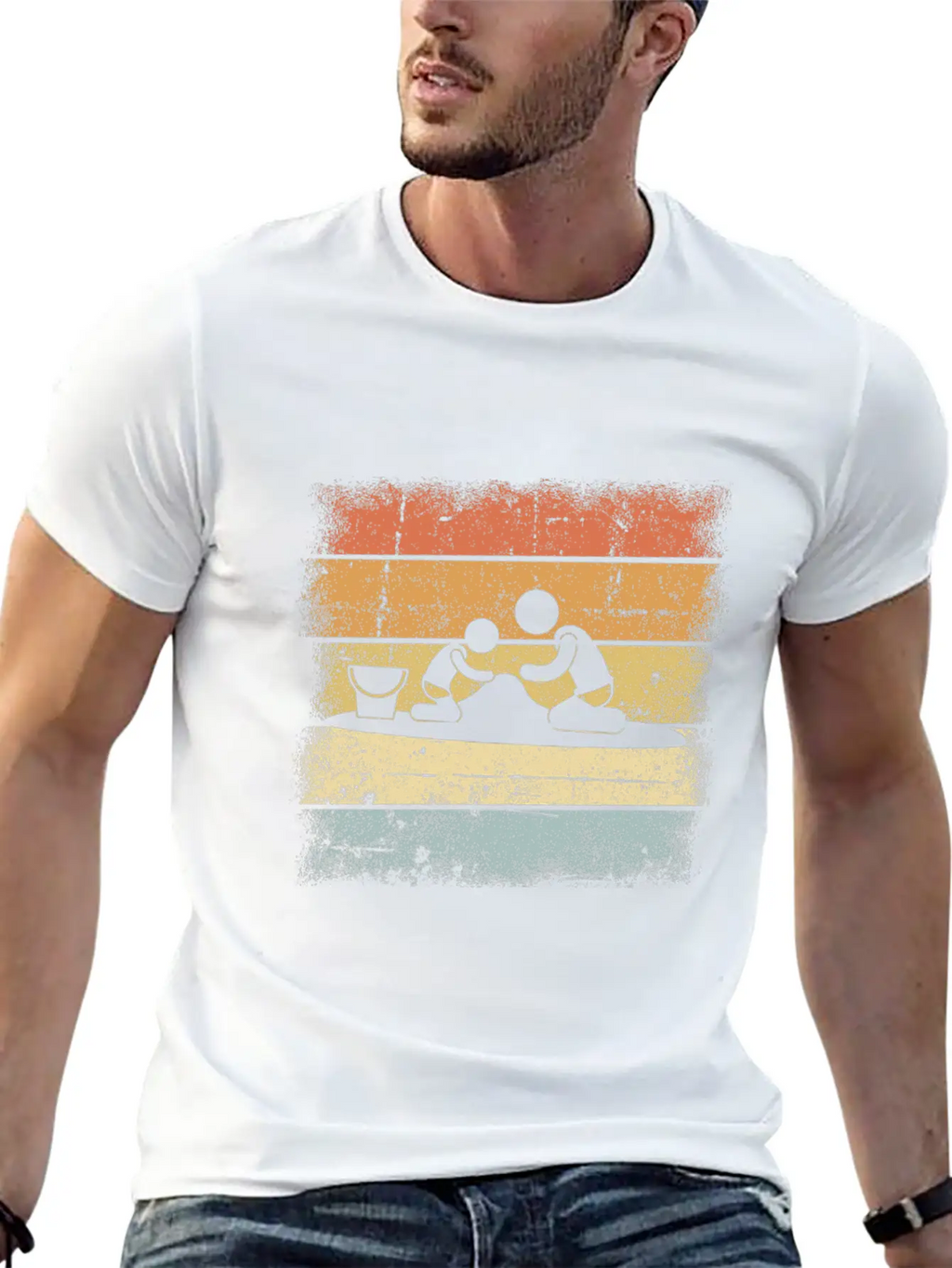 Sand Castle Unisex Casual T-Shirt – Clean Design For Daily Comfort