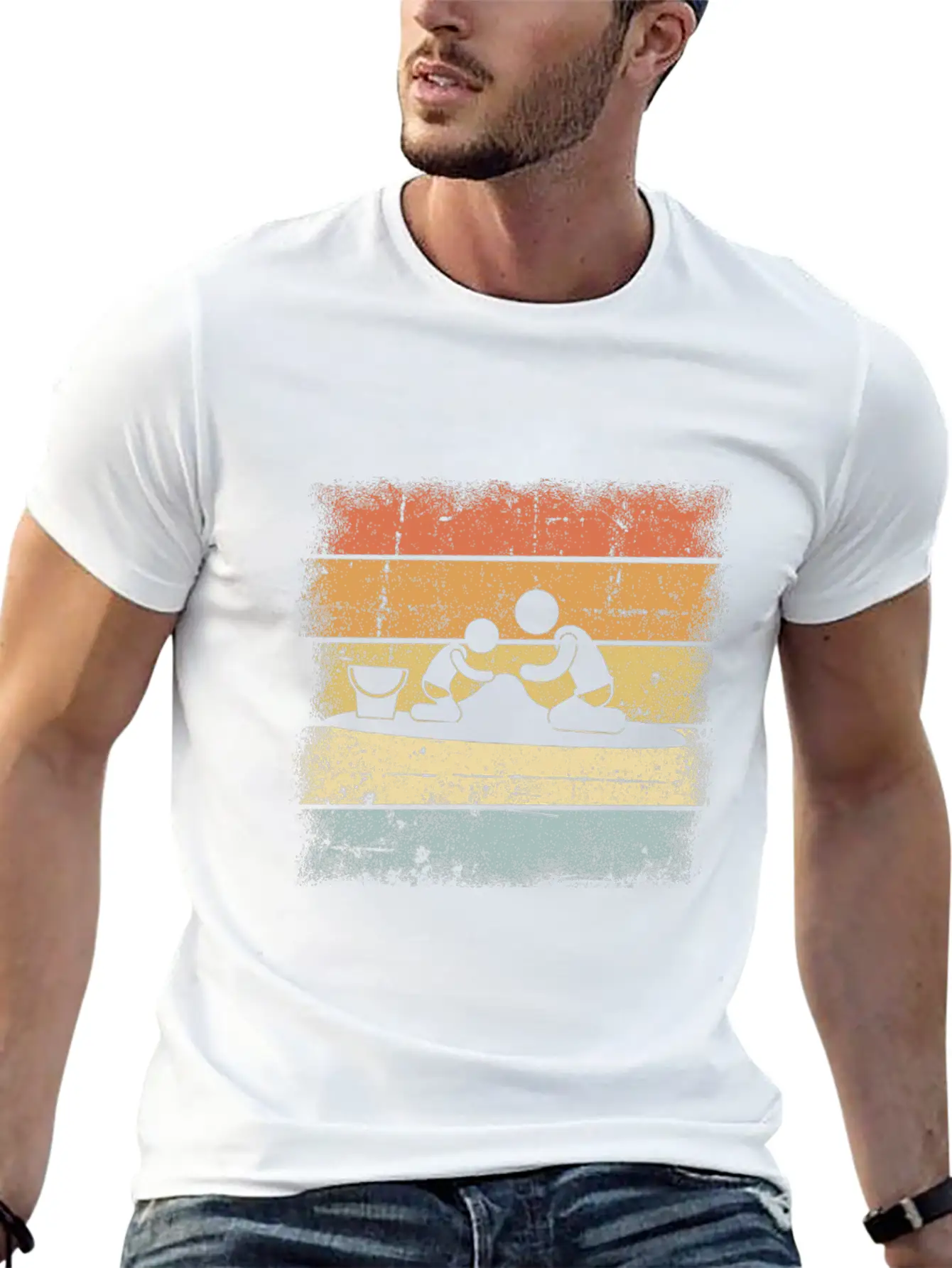 Sand Castle Unisex Casual T-Shirt – Clean Design For Daily Comfort