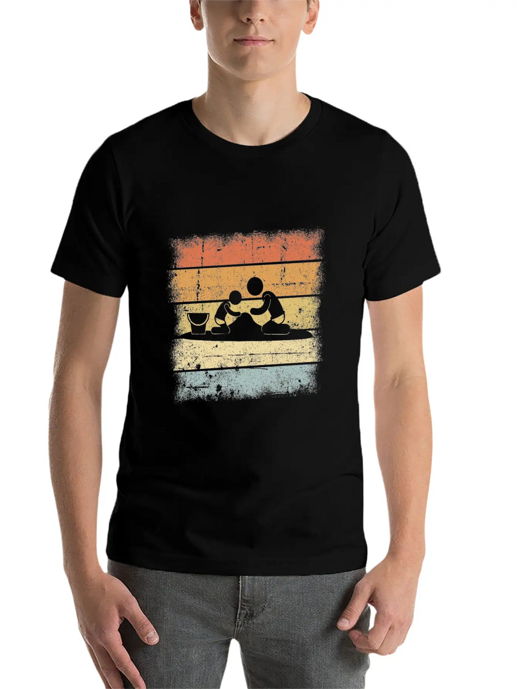Sand Castle Unisex Casual T-Shirt – Clean Design For Daily Comfort