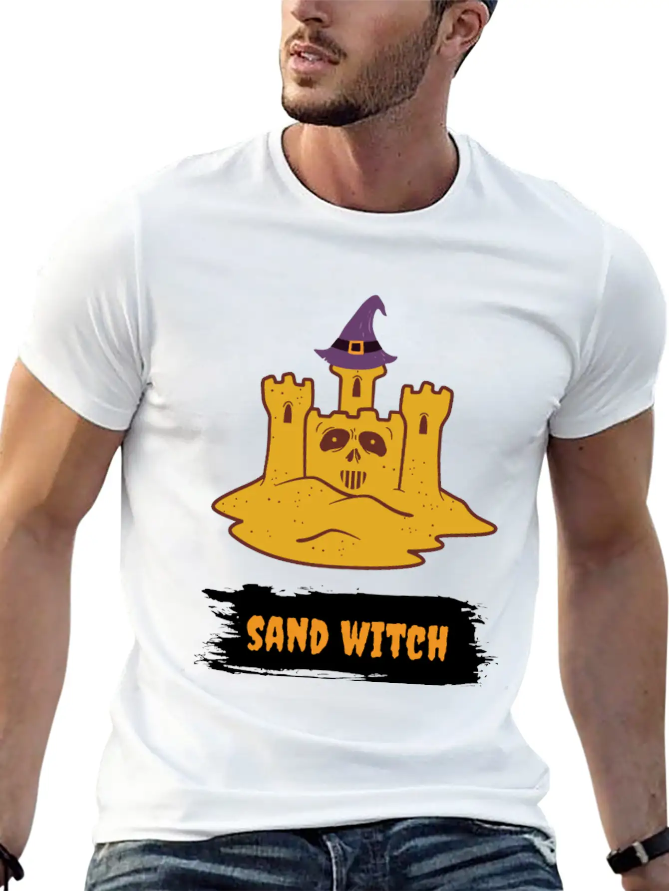Sand Witch Unisex Casual T-Shirt – Clean Design For Daily Comfort
