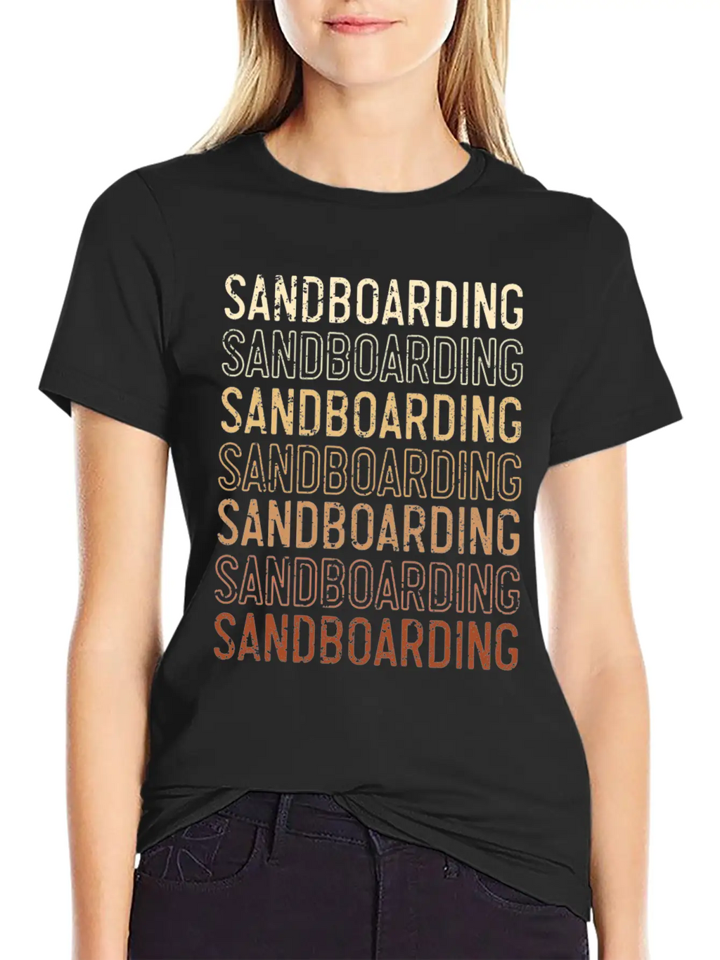 Sandboard Love Boardsport Sand Dune Sandboarding Essential Cotton Tee For Daily Outfits – Unisex Style