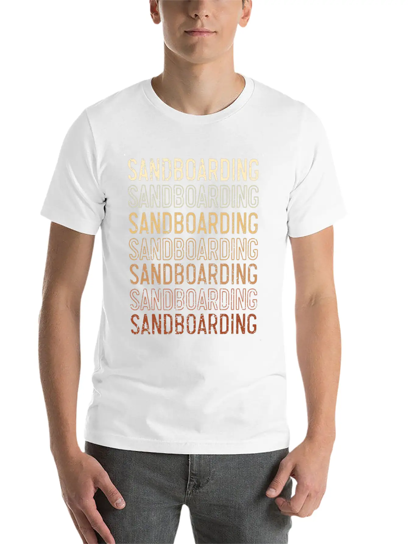 Sandboard Love Boardsport Sand Dune Sandboarding Essential Cotton Tee For Daily Outfits – Unisex Style