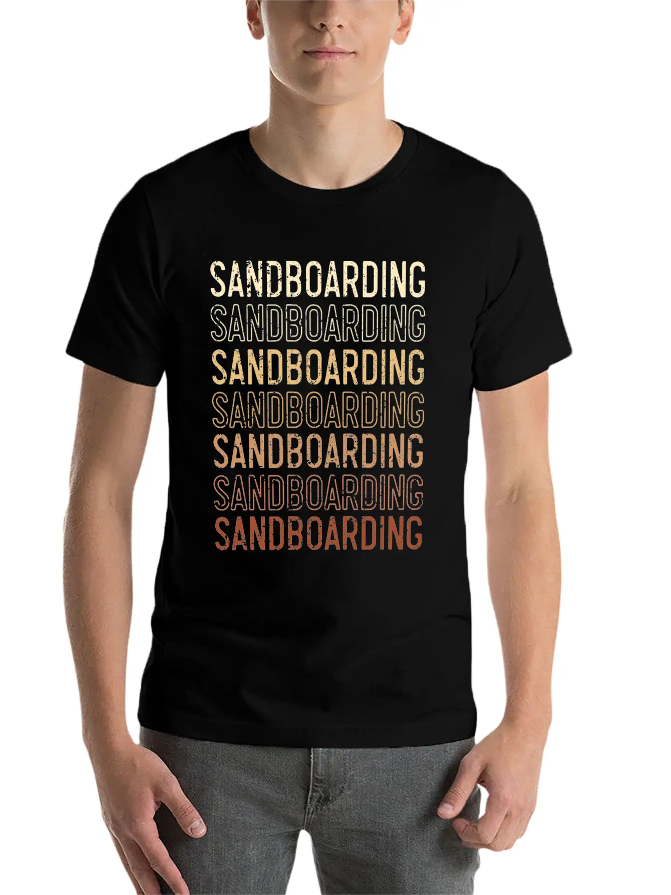 Sandboard Love Boardsport Sand Dune Sandboarding Essential Cotton Tee For Daily Outfits – Unisex Style